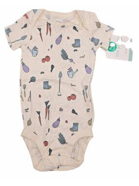 NWT Organic Little Planet by Carter's Garden Gardener One-Piece Bodysuit 6 Month